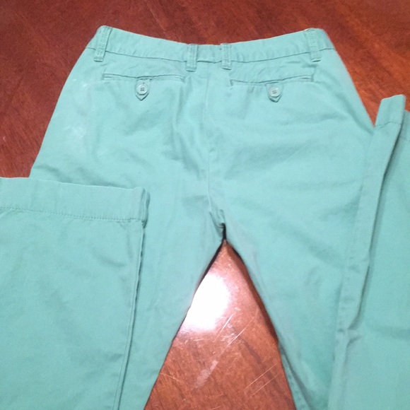Gap straight leg chinos in Kelly green, Sz 1 Reg - Picture 3 of 4